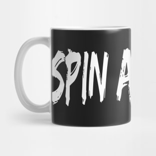 Spin and Win Cycling-Mountain Biking Workout Design Mug